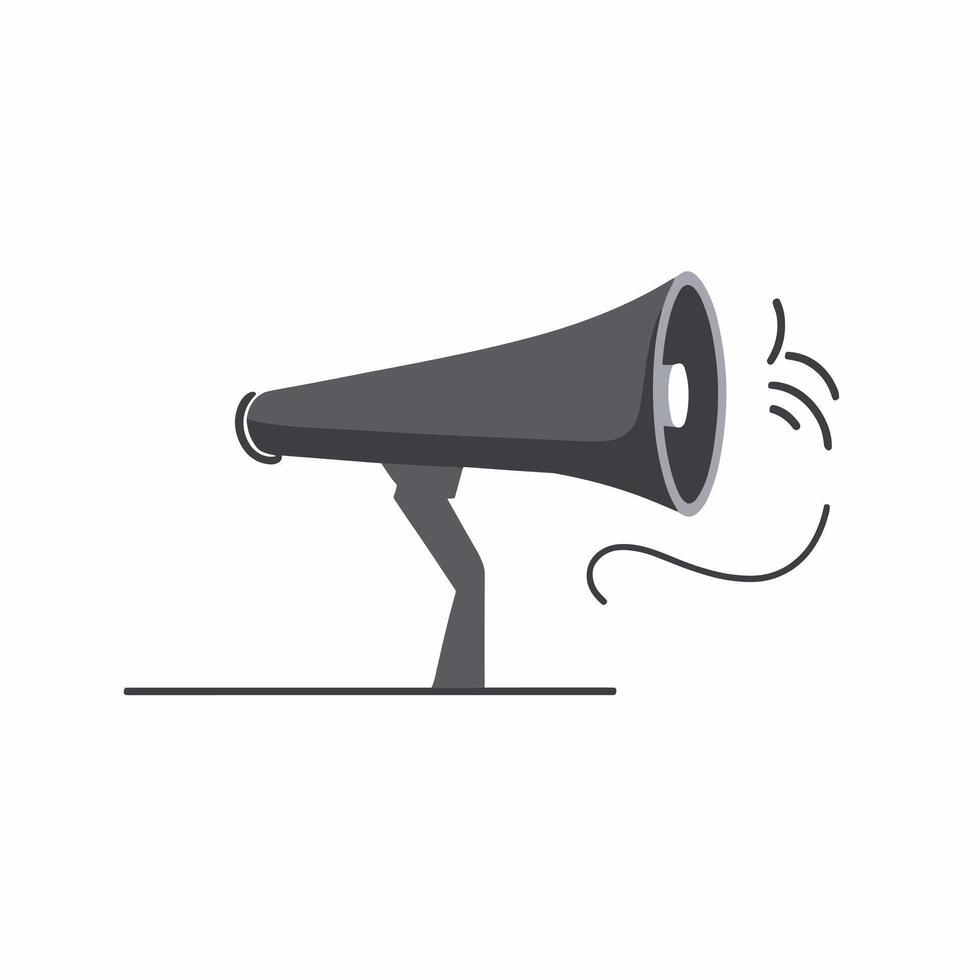 Cartoon megaphone icon illustration artwork vector