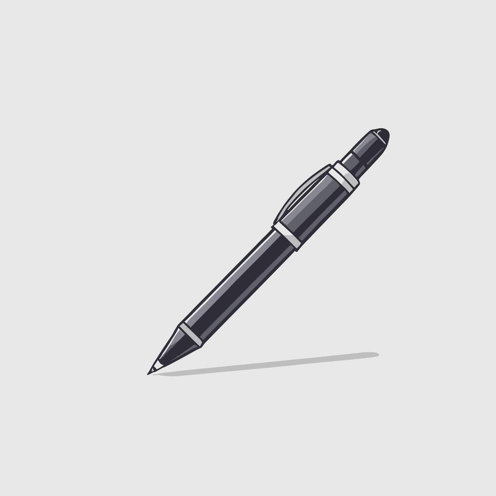 Hand-drawn style pen icon illustration design vector