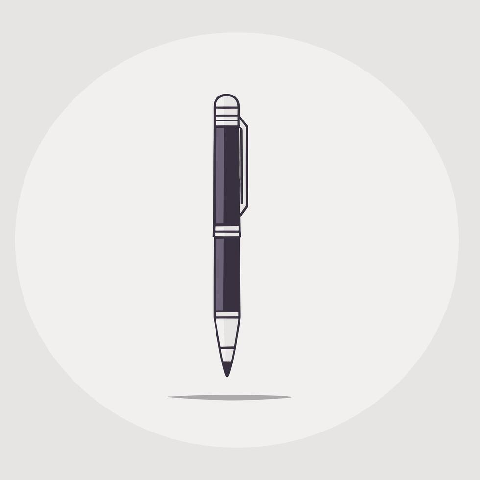 Hand-drawn style pen icon illustration design vector