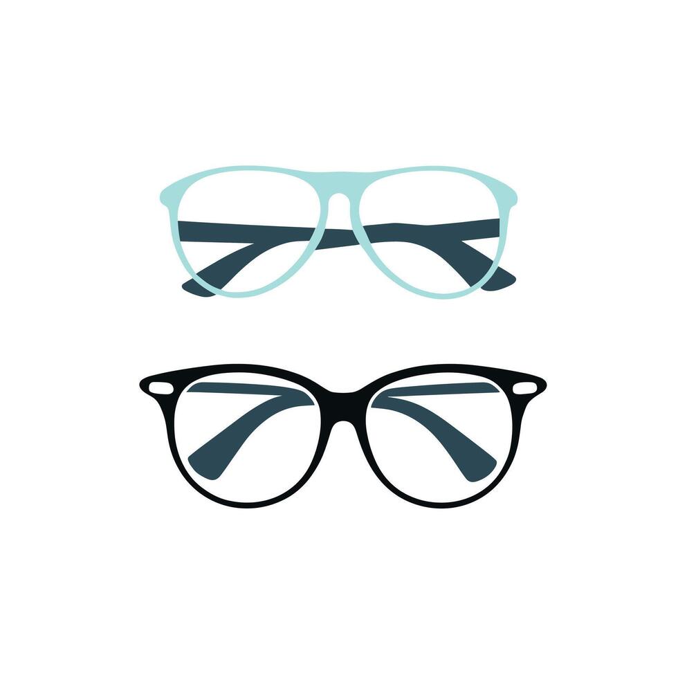 Glasses icon clip art illustration vector