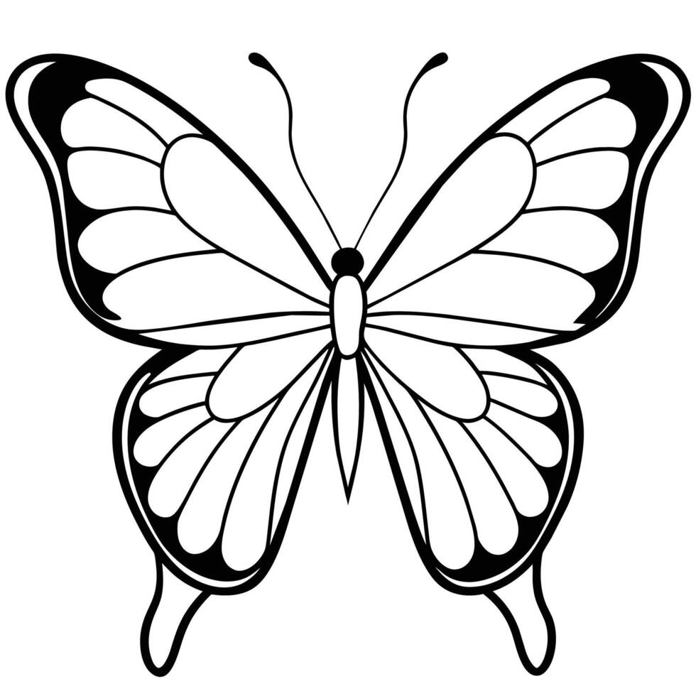 Elegant Butterfly Illustrations - Ideal for Wedding Invitations, Home Decor, and Fashion Accessories vector