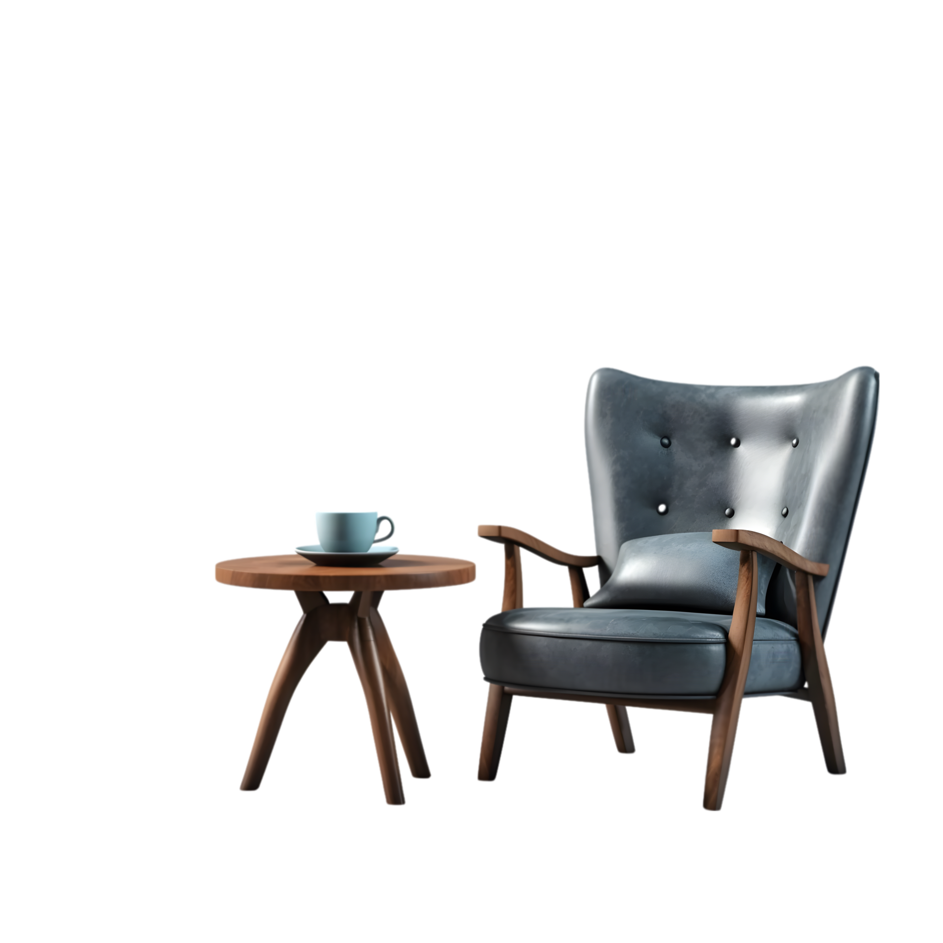 a chair and table on a transparent background 42888511 PNG