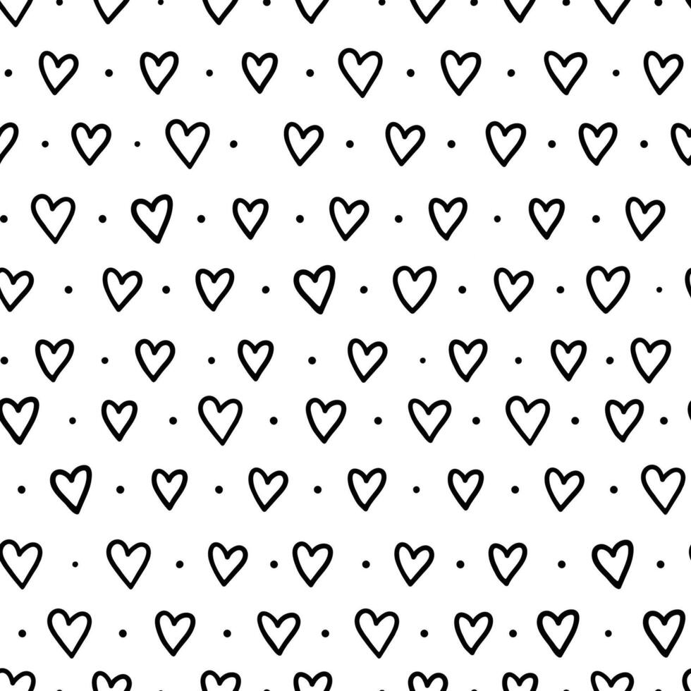 Stylish monochrome doodles. Hipster doodle print. Seamless pattern. Hand drawn pattern vector