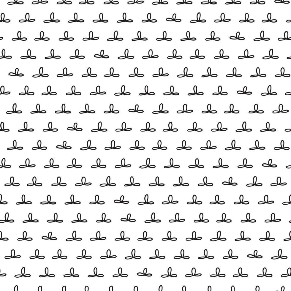 Expressive seamless abstract background in black and white. vector