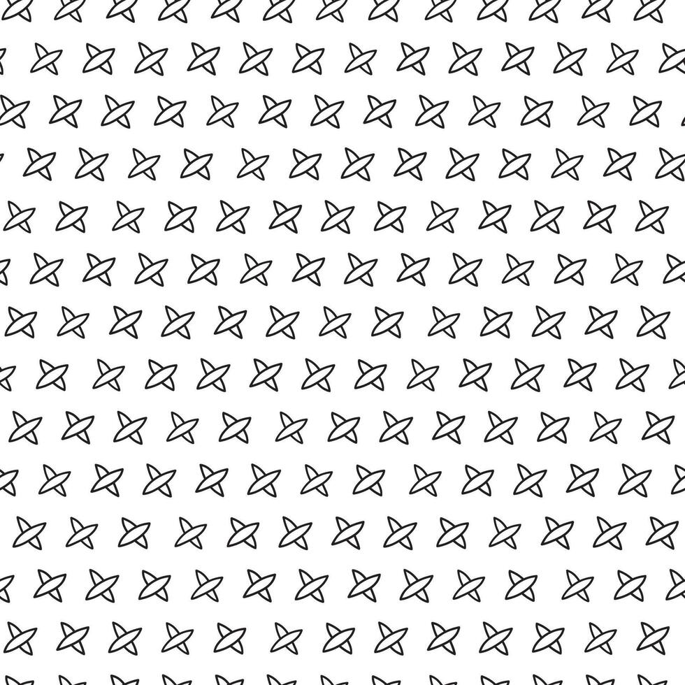 Stylish monochrome doodles. Abstract seamless pattern. Template for design and decoration vector