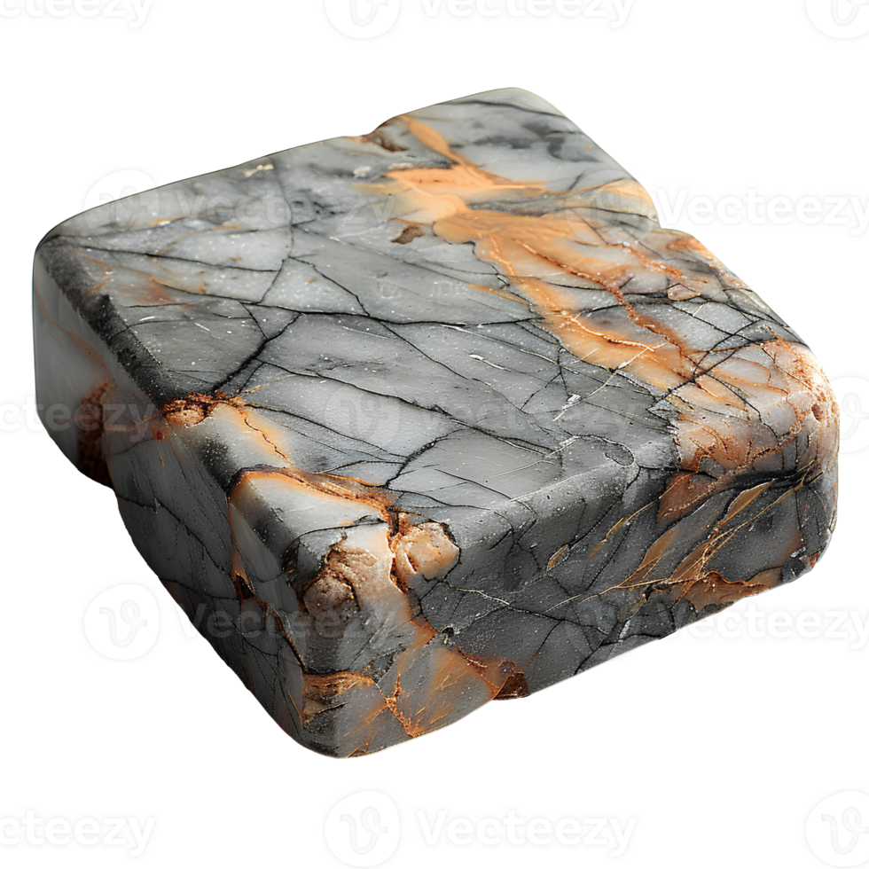 Marble stone . Piece of marble stone top view. Marble flat lay . Marble stone for flat lay product placement and presentation png