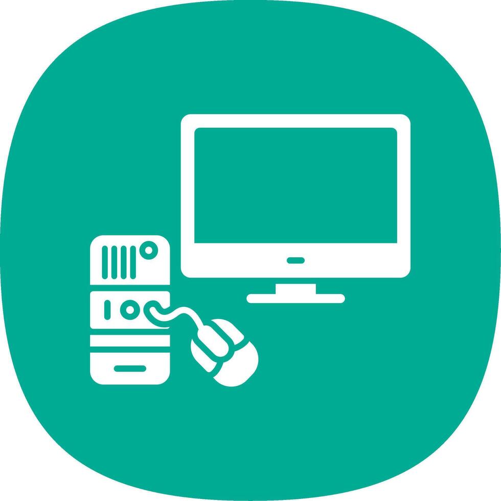 Computing Line Two Color Icon vector