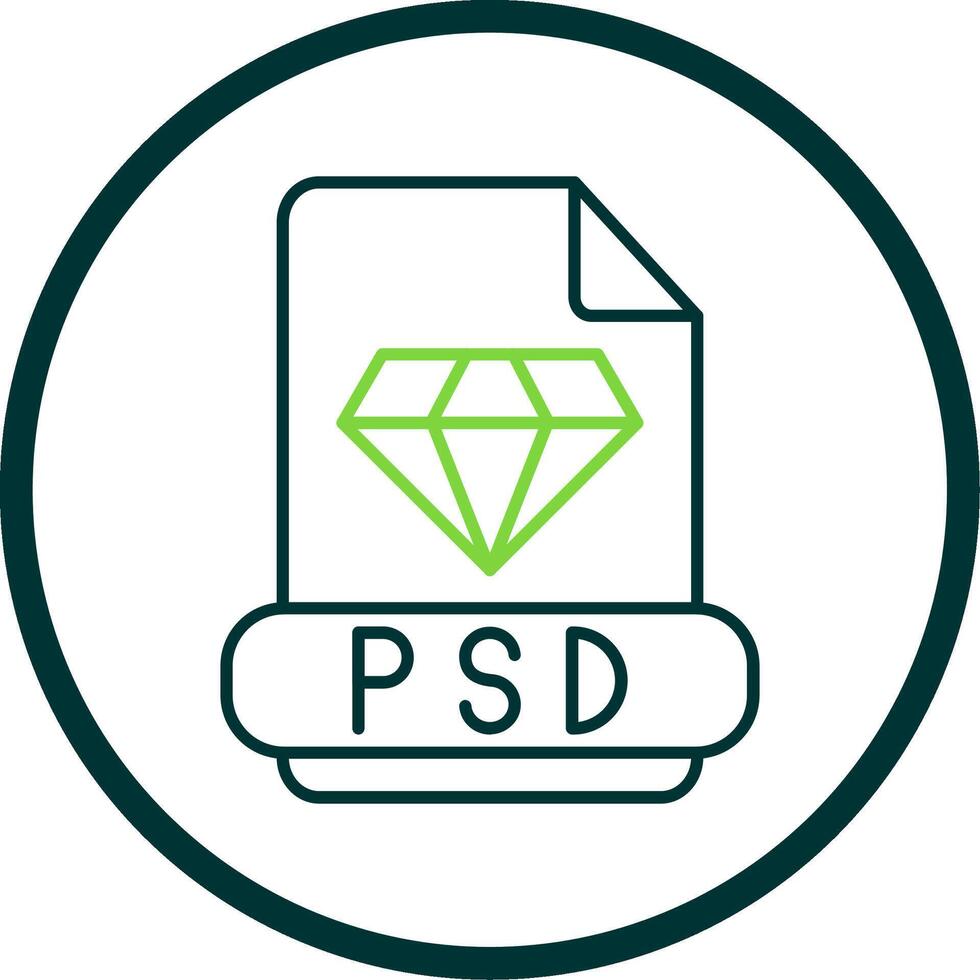 Line Circle Icon vector