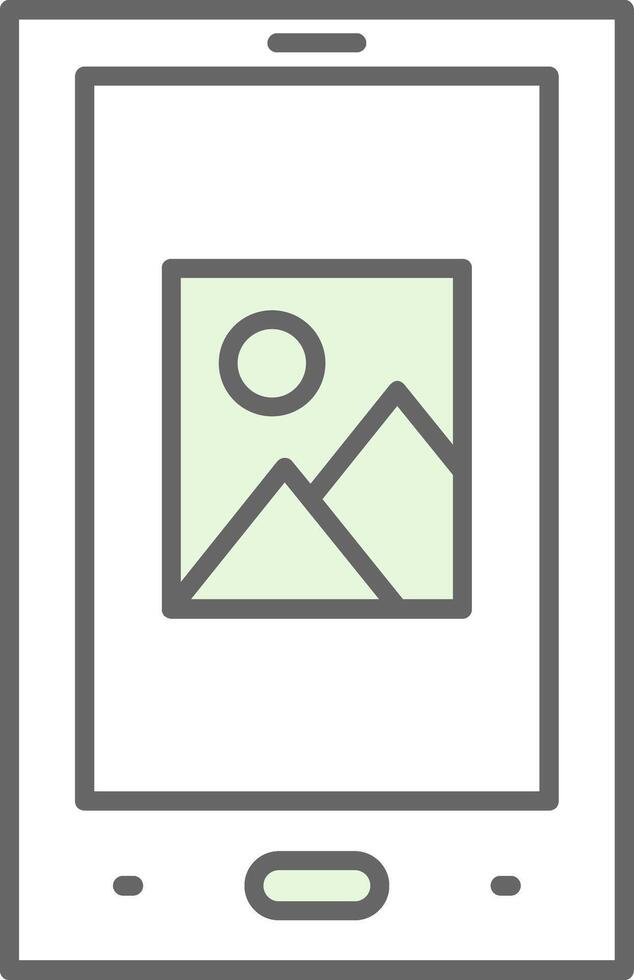 Tablet Fillay Icon vector