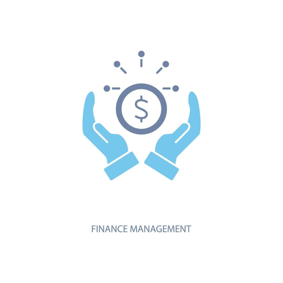 finance management icons set. Set of editable stroke icons. set of finance management vector