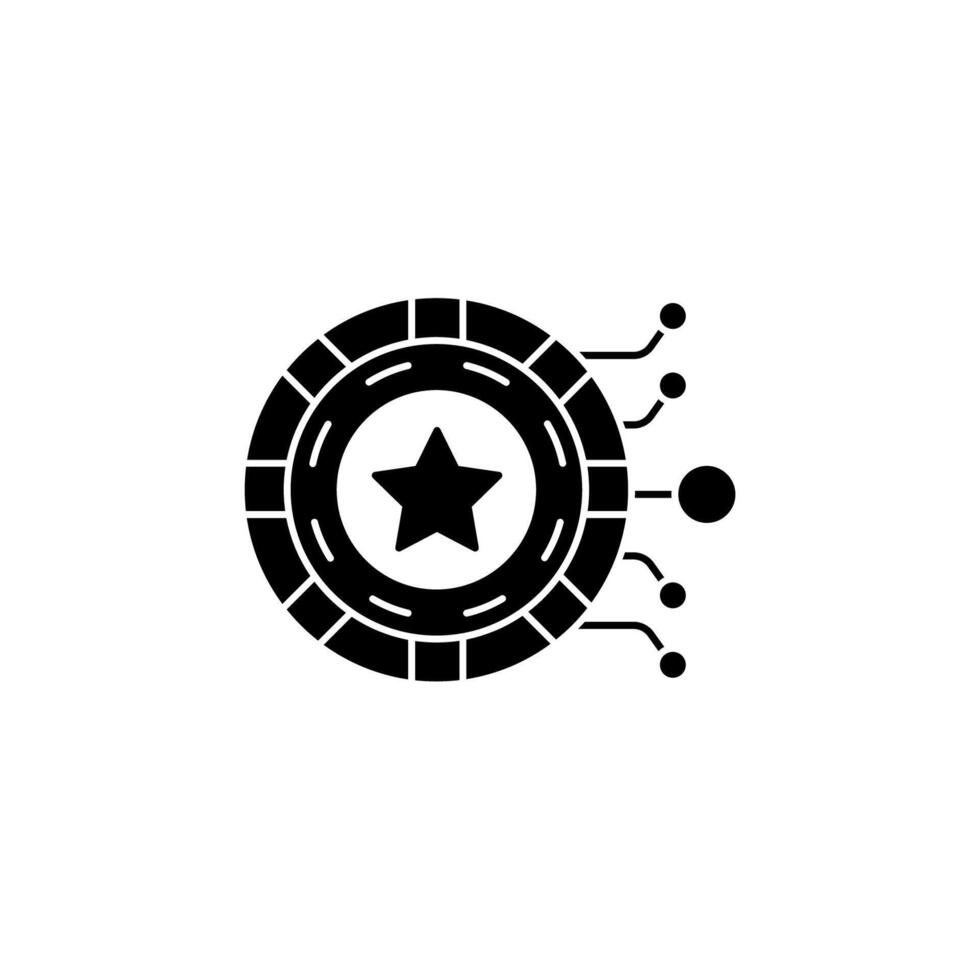 tokenization concept line icon. Simple element illustration. tokenization concept outline symbol design. vector