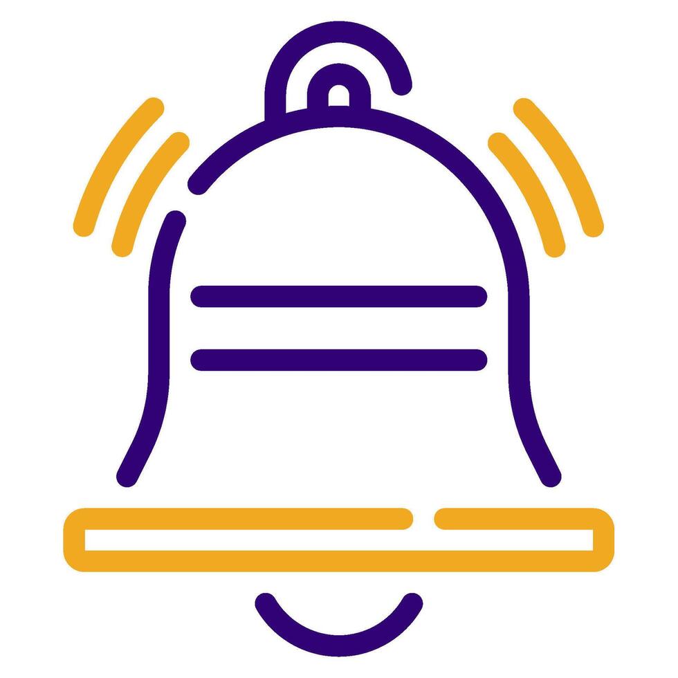 Bell Icon Illustration, for web, app, infographic, etc vector