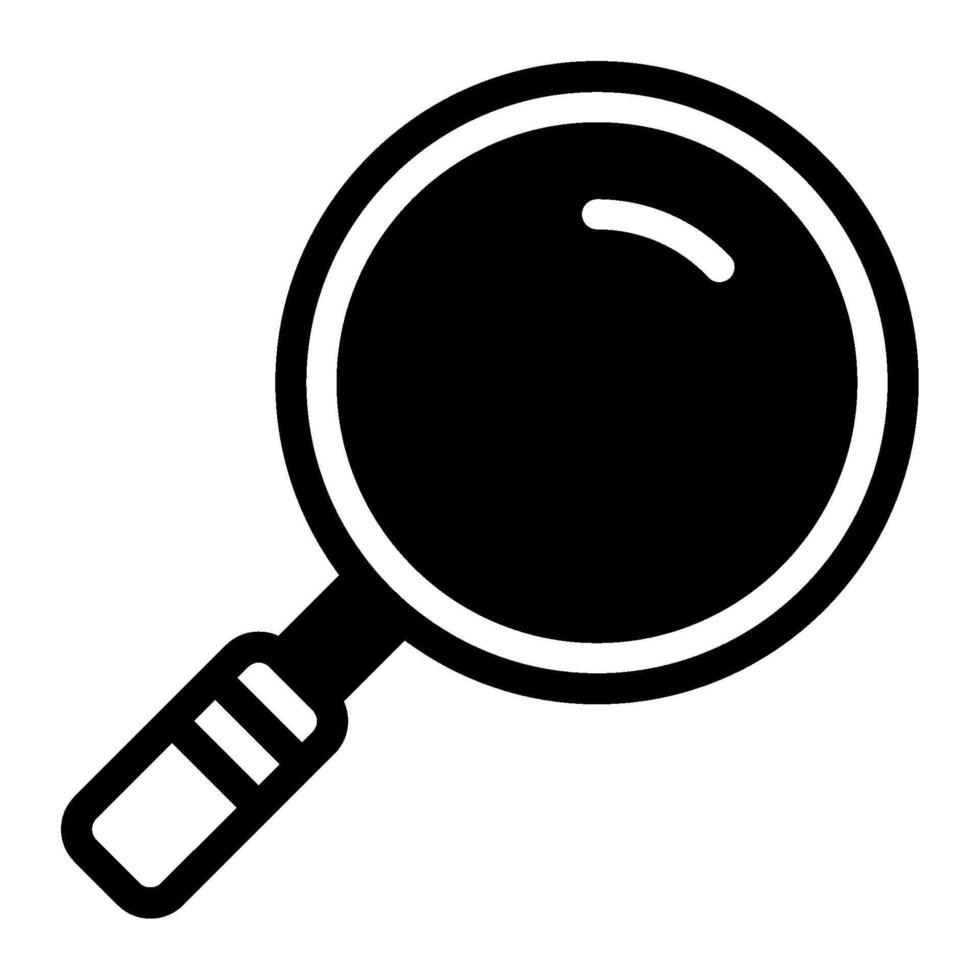 Magnifying Glass Icon Illustration, for web, app, infographic, etc vector