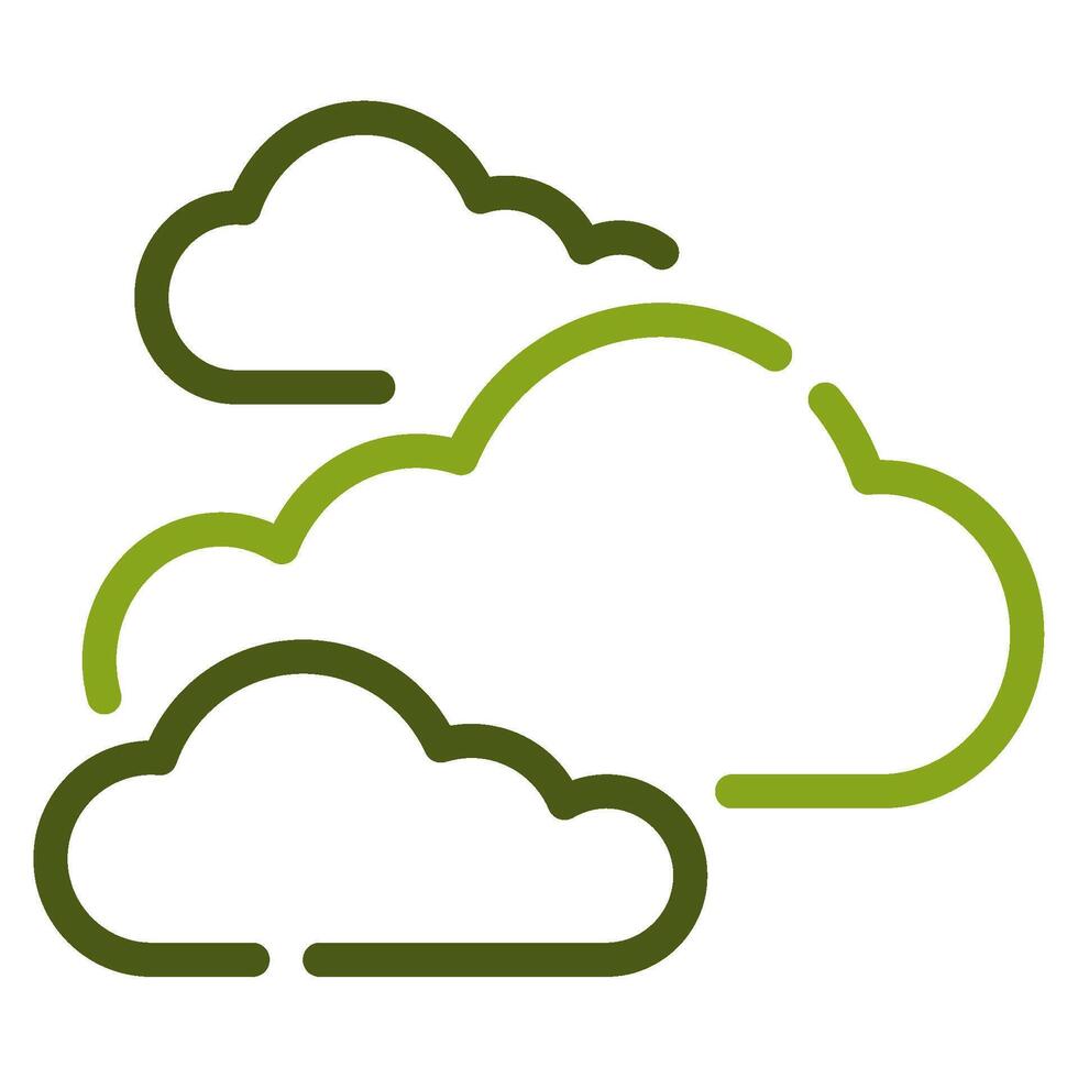 nube icono ilustración, para web, aplicación, infografía, etc vector