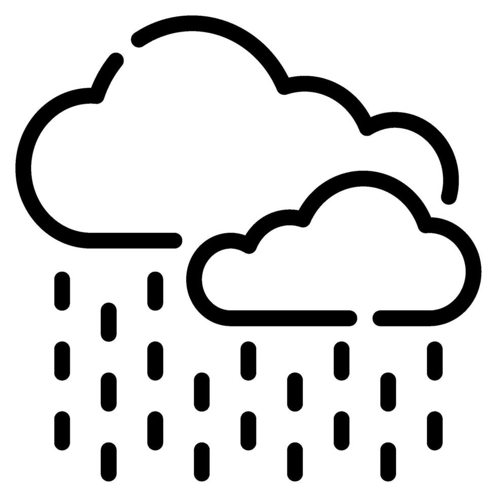 Rain Icon Illustration, for web, app, infographic, etc vector