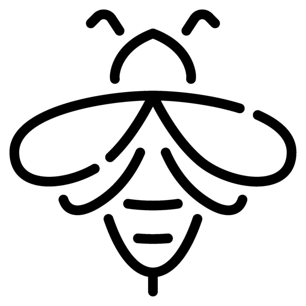 Bee Icon Illustration, for web, app, infographic, etc vector