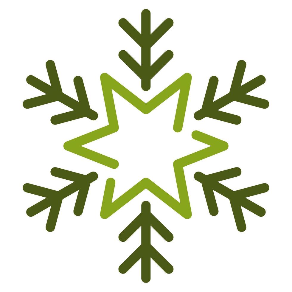 Snowflake Icon Illustration, for web, app, infographic, etc vector