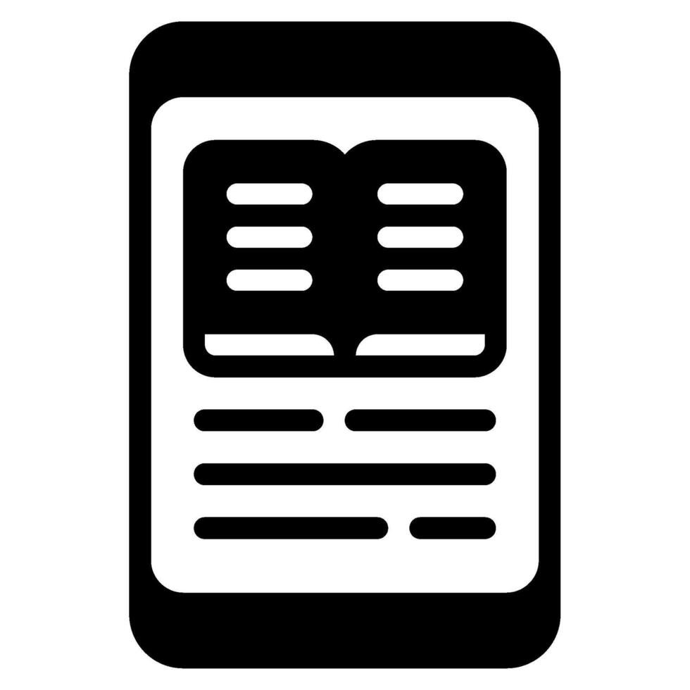 Mobile Learning Icon for web, app, infographic, etc vector