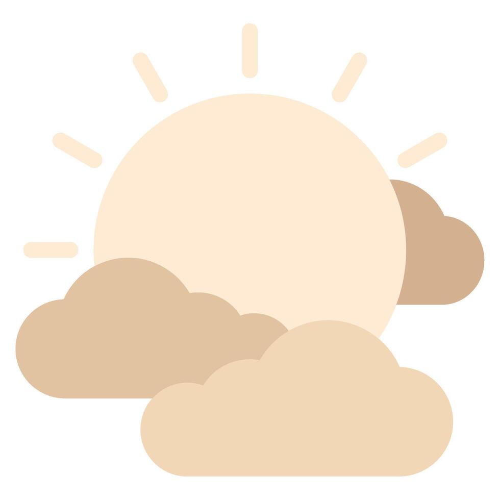 Sun Icon Illustration, for web, app, infographic, etc vector