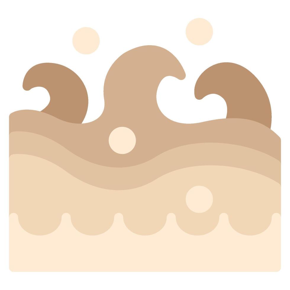 Ocean Icon Illustration, for web, app, infographic, etc vector