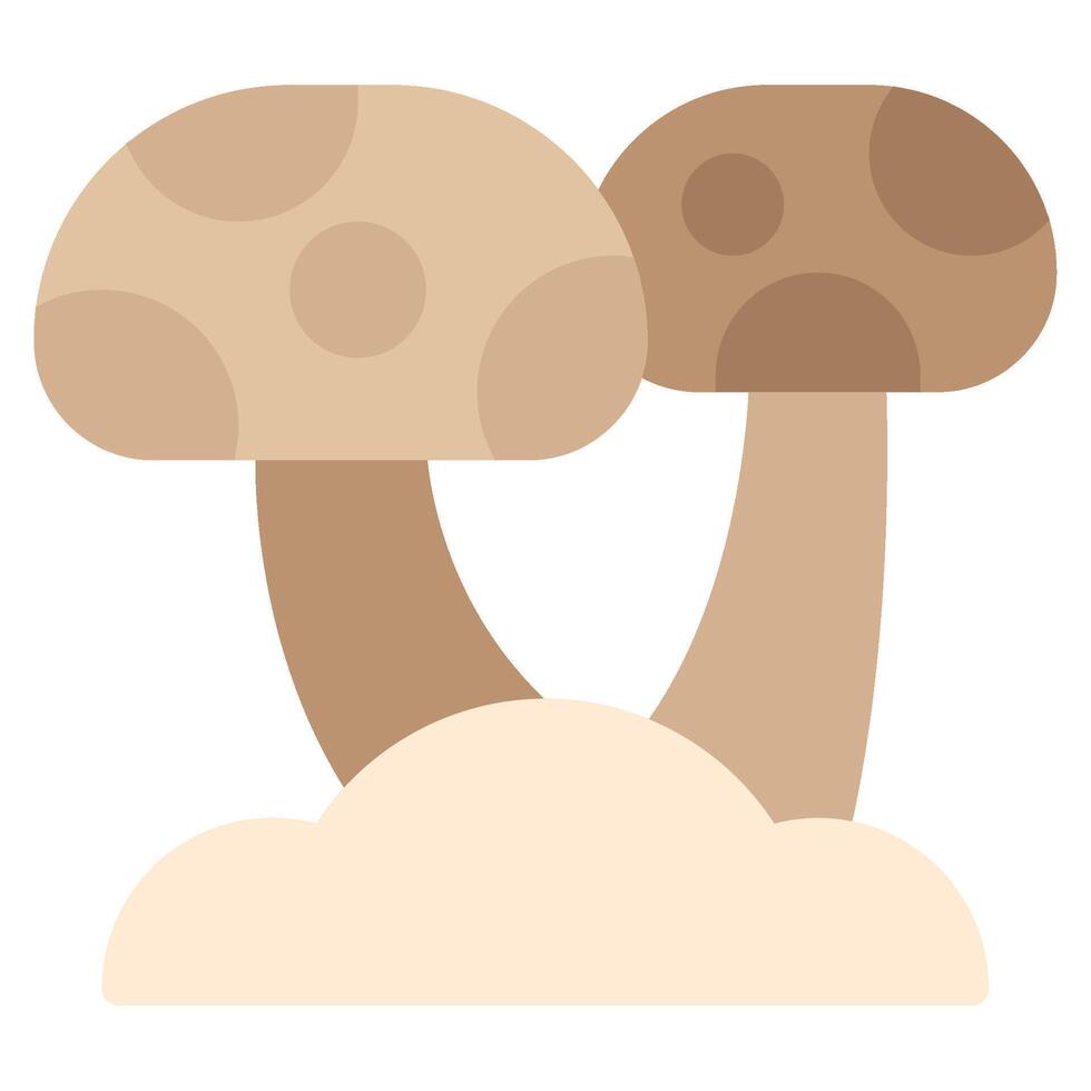 Mushroom Icon Illustration, for web, app, infographic, etc vector