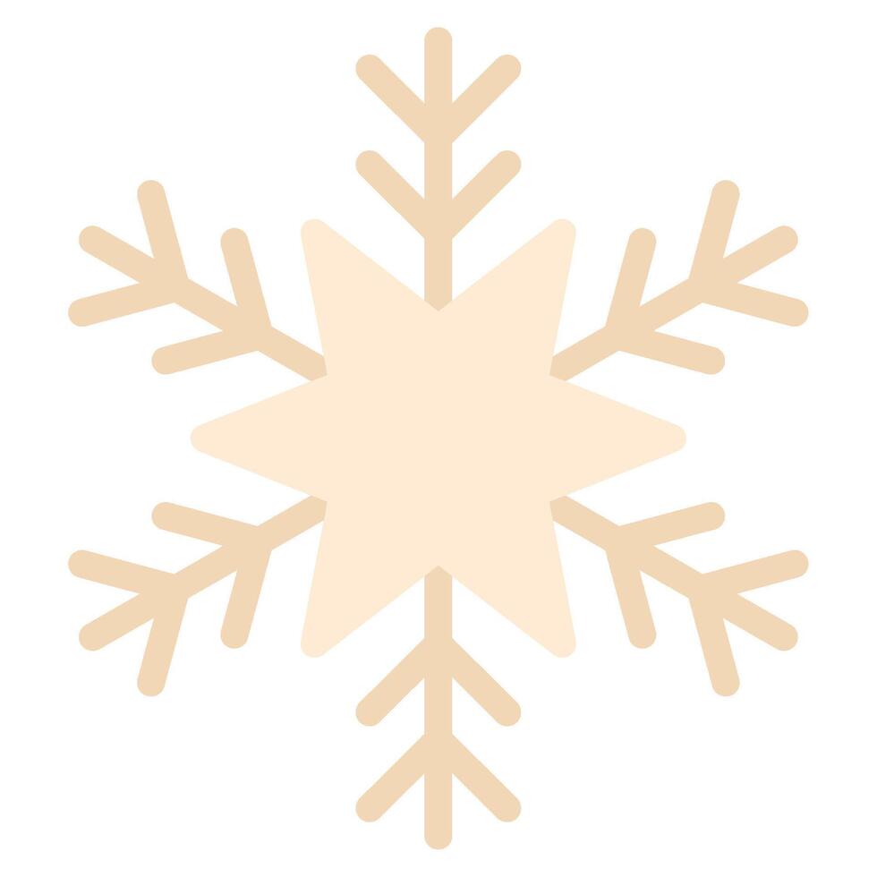 Snowflake Icon Illustration, for web, app, infographic, etc vector