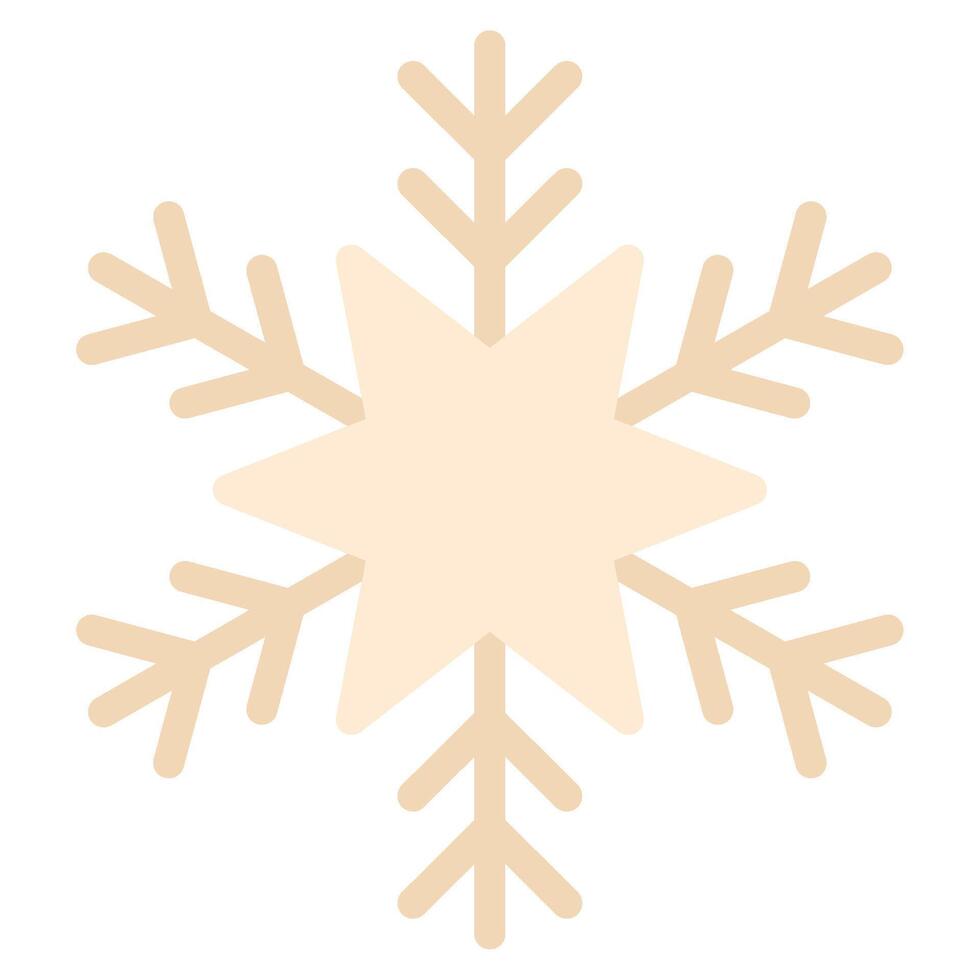 Snowflake Icon Illustration, for web, app, infographic, etc vector