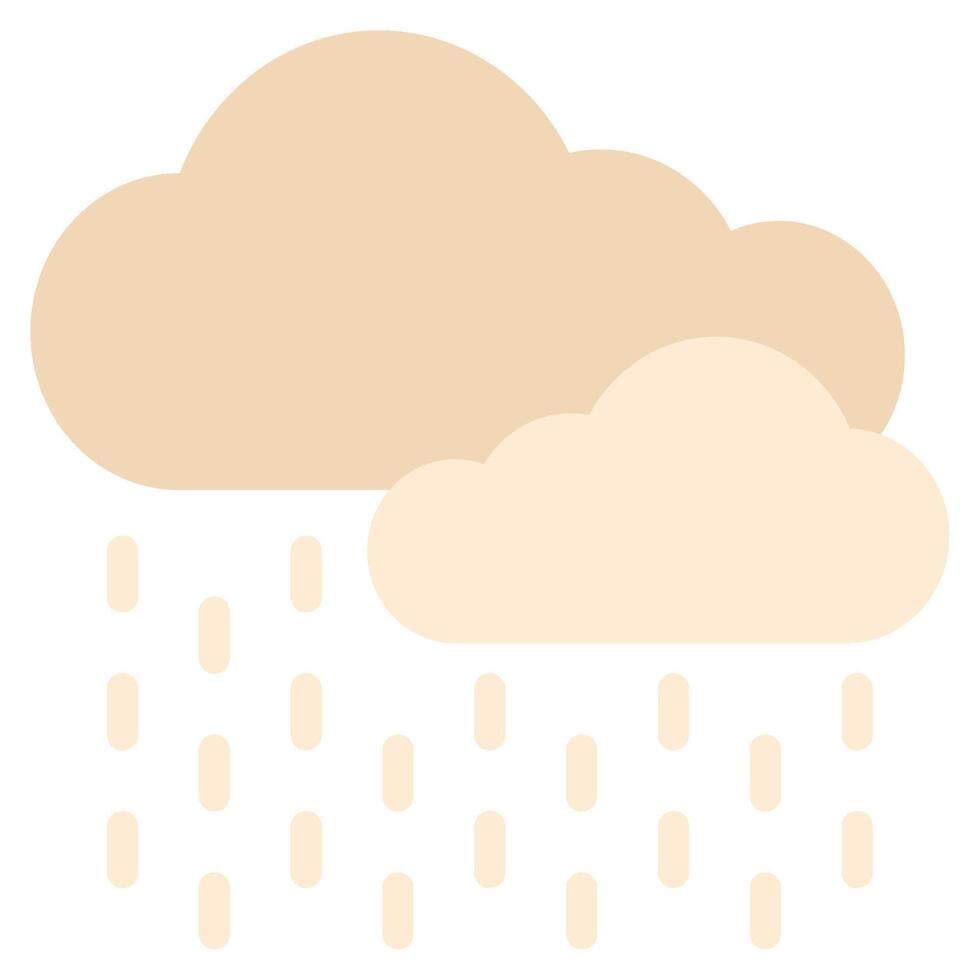 Rain Icon Illustration, for web, app, infographic, etc vector