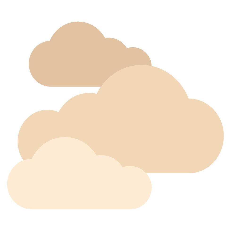 nube icono ilustración, para web, aplicación, infografía, etc vector