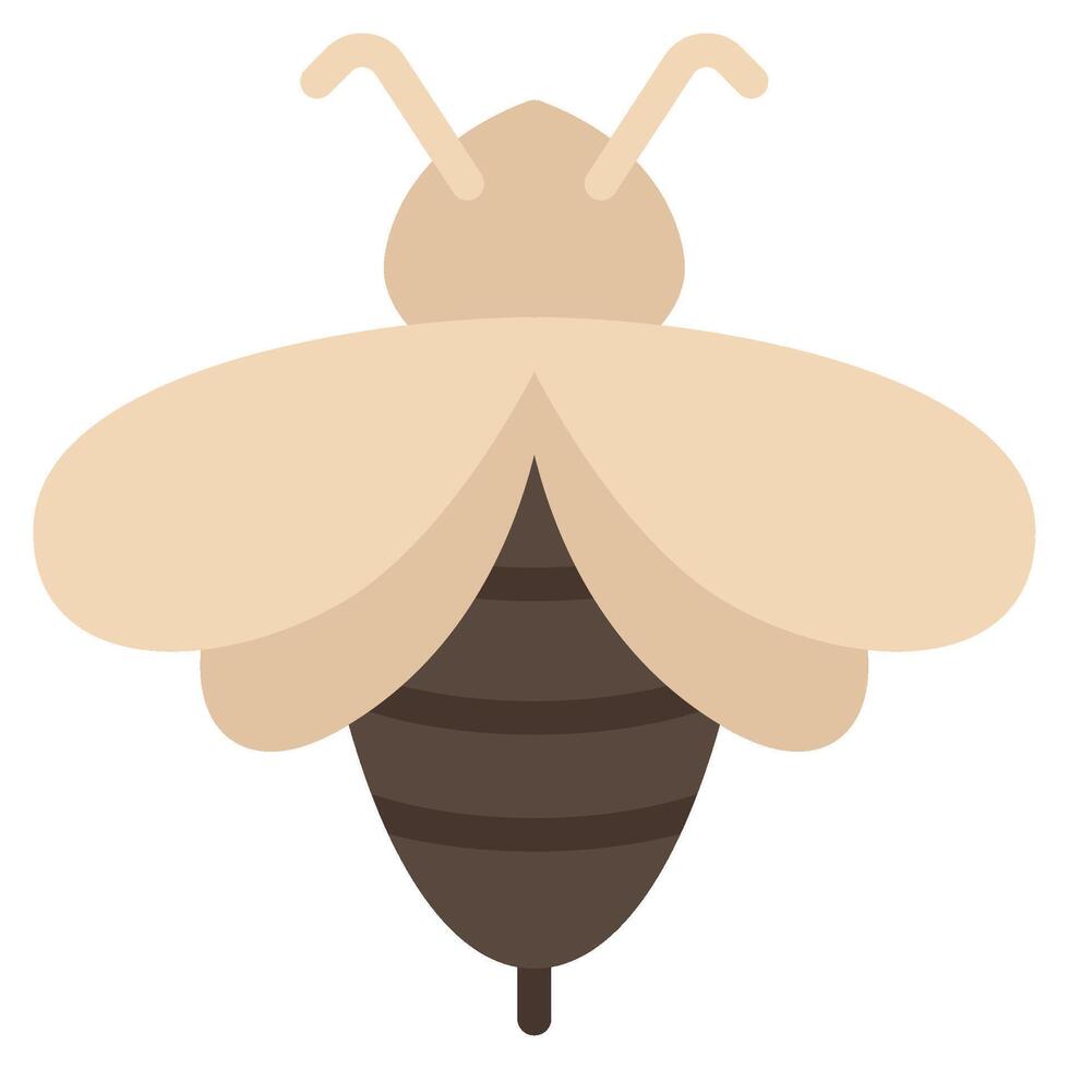 abeja icono ilustración, para web, aplicación, infografía, etc vector