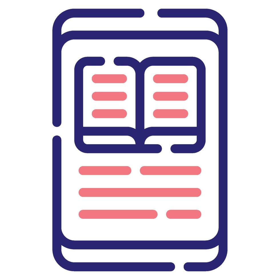 Mobile Learning Icon for web, app, infographic, etc vector