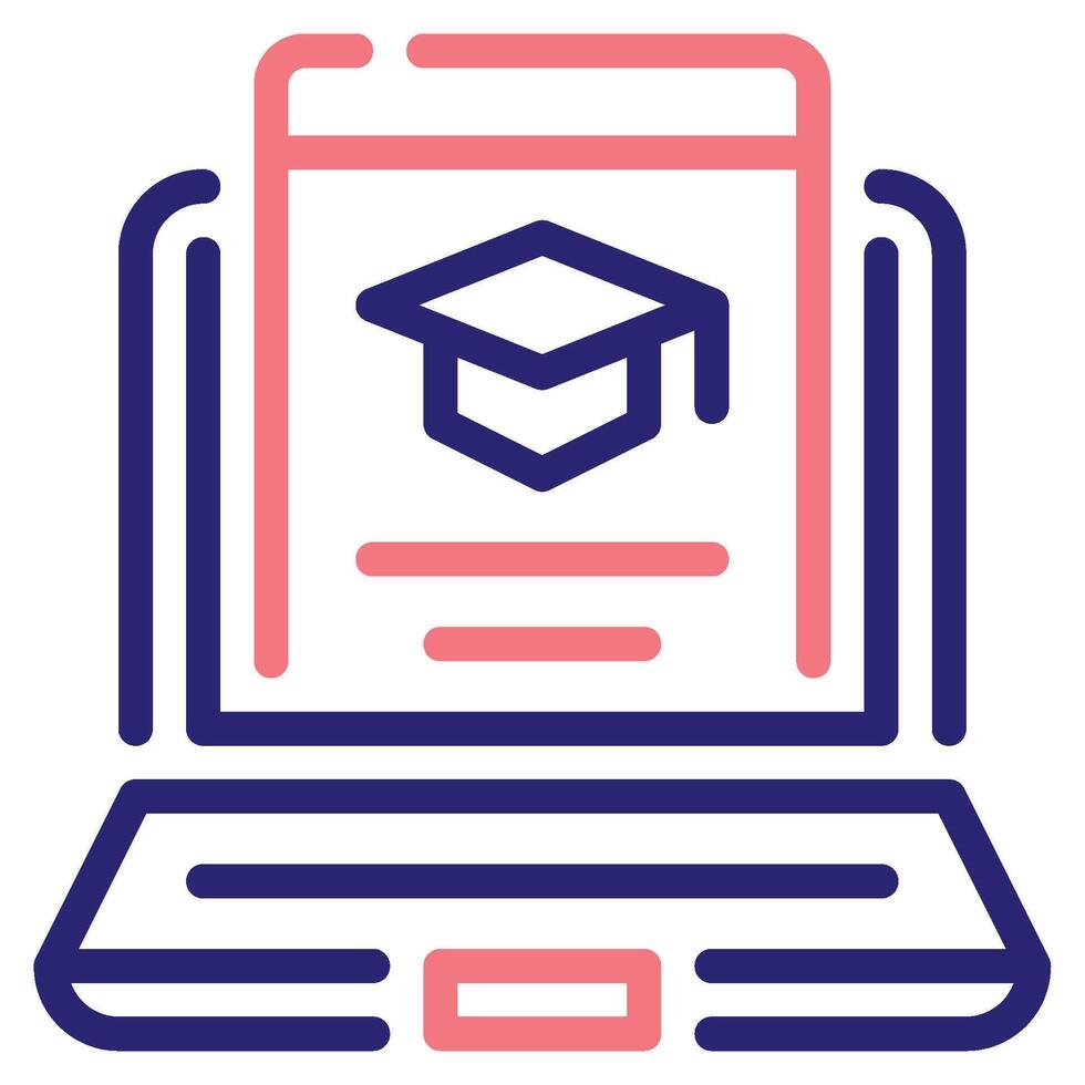 Distance Education Icon for web, app, infographic, etc vector