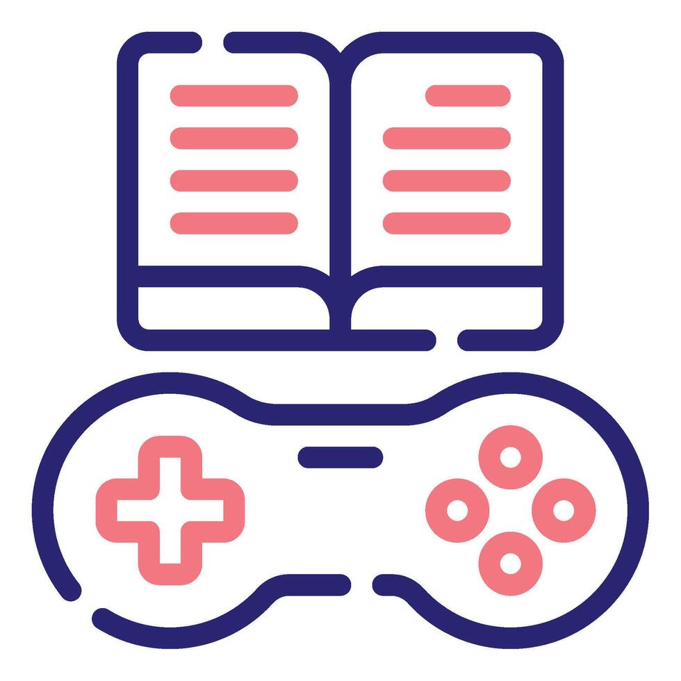 gamificado aprendizaje icono para web, aplicación, infografía, etc vector