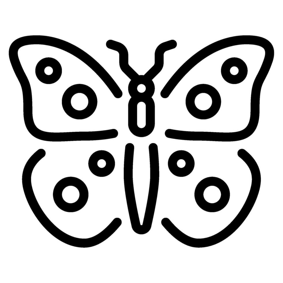 mariposa icono ilustración, para web, aplicación, infografía, etc vector