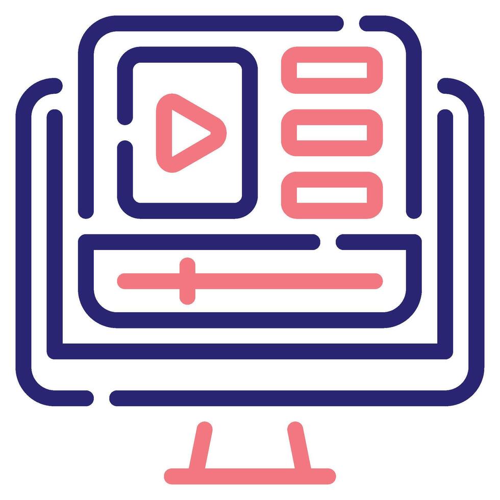 Online Course Icon for web, app, infographic, etc vector