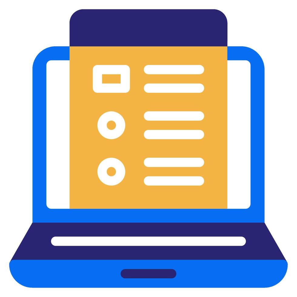 E Learning Platform Icon for web, app, infographic, etc vector