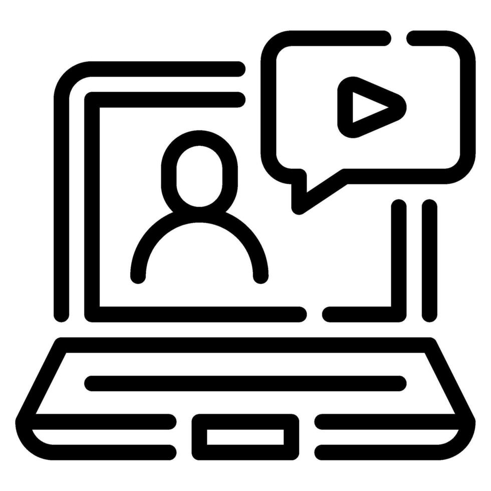 Webinar Icon for web, app, infographic, etc vector