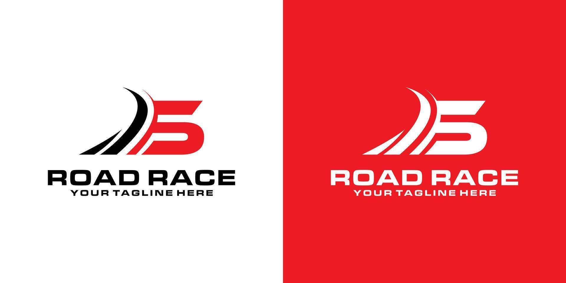 letter S and road racing logo designs, racing logos, asphalt, asphalt