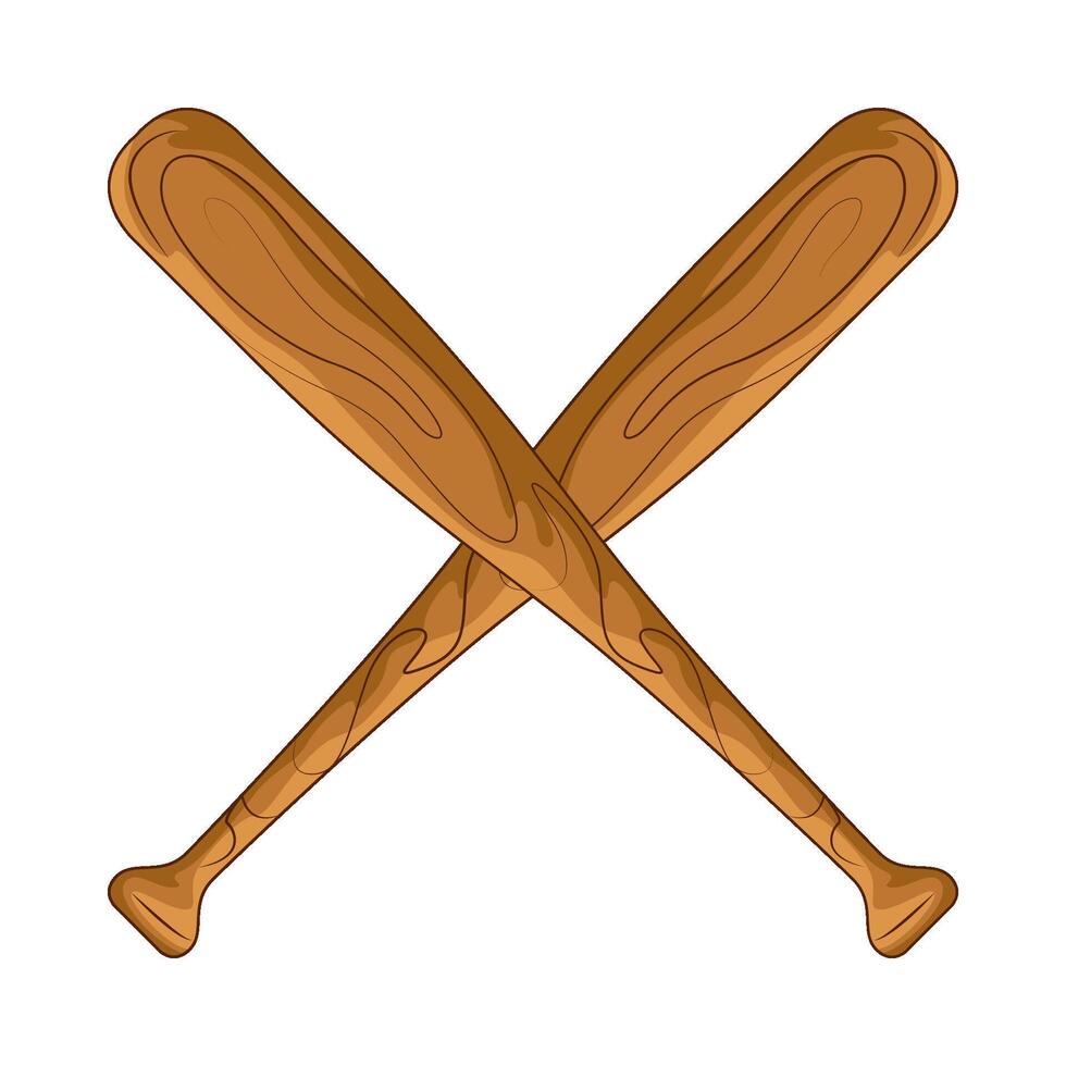 Illustration of baseball bat vector