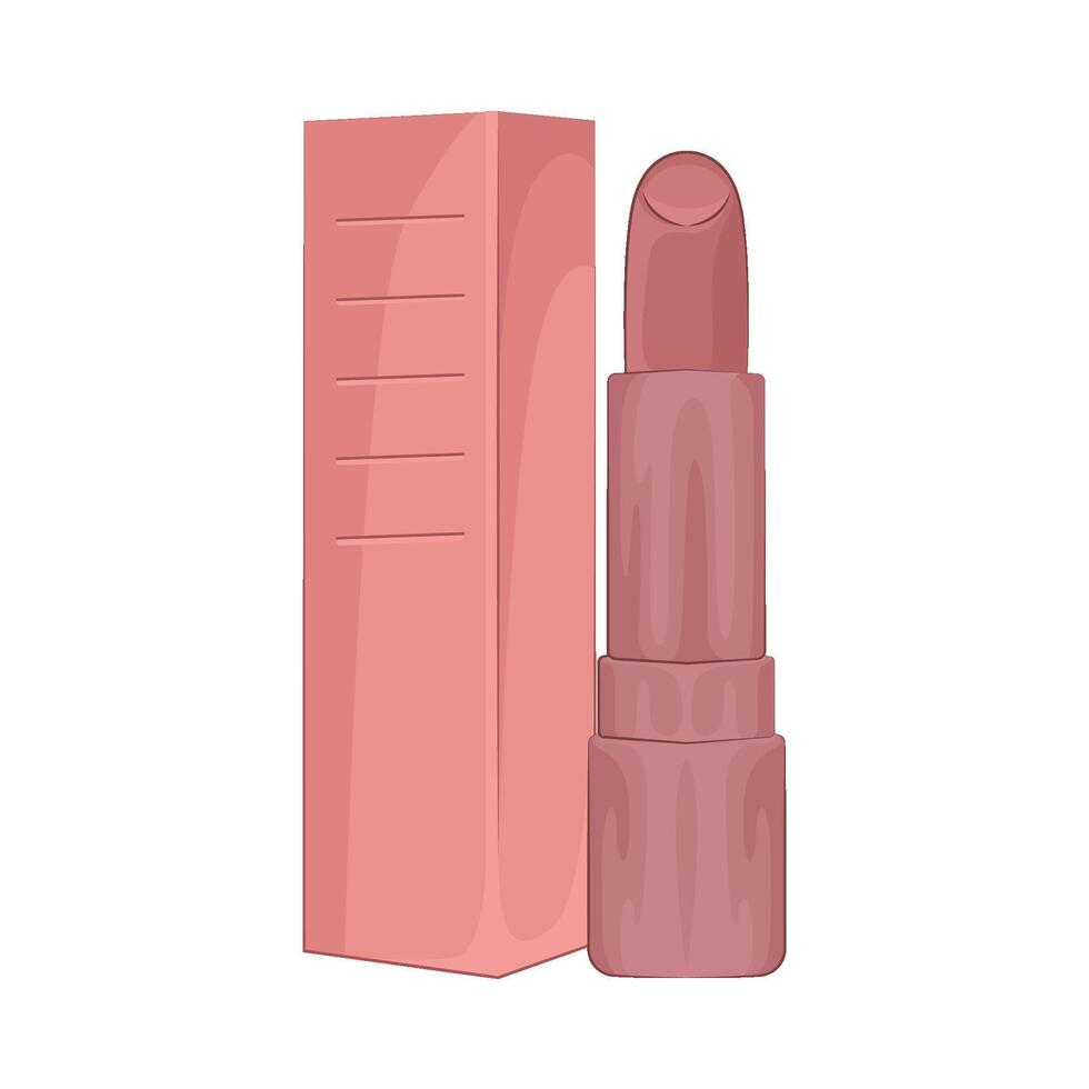 Illustration of nude lipstick vector