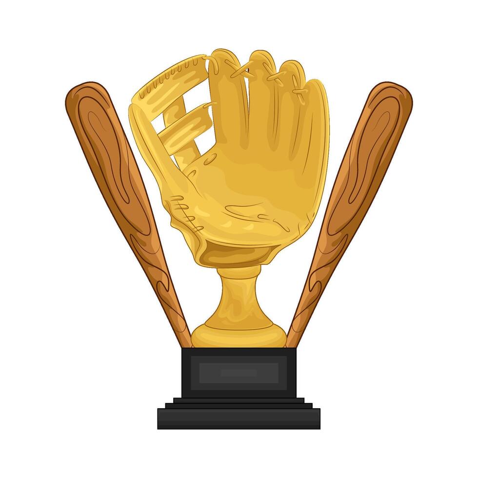 Illustration of baseball cup vector