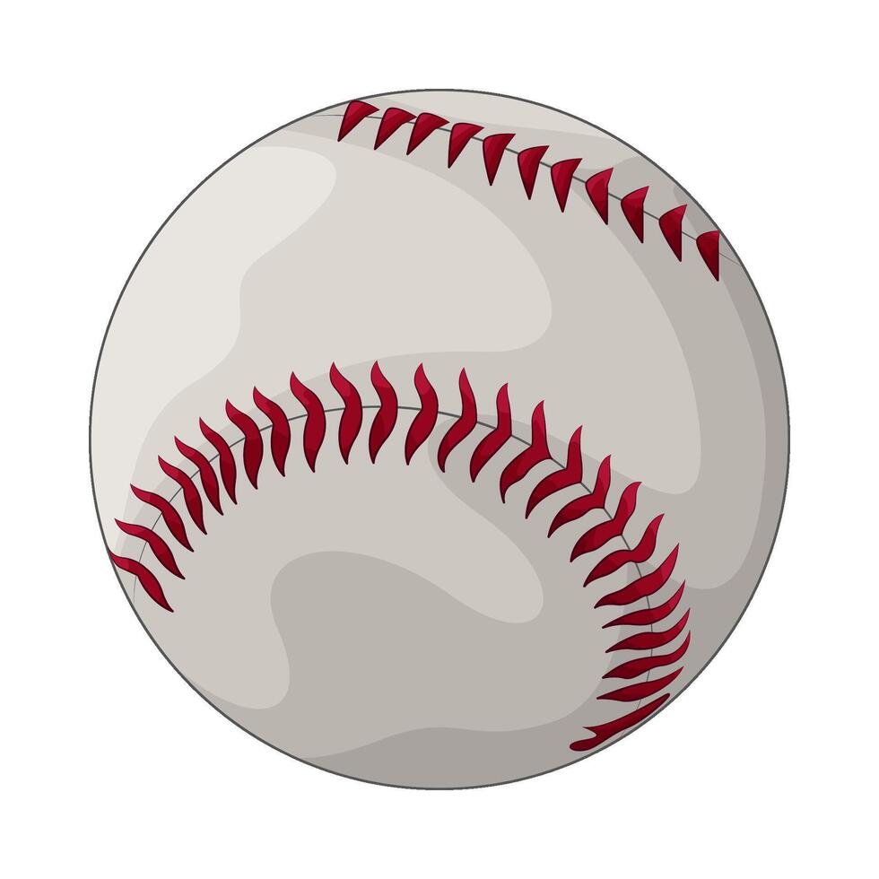 Illustration of baseball vector