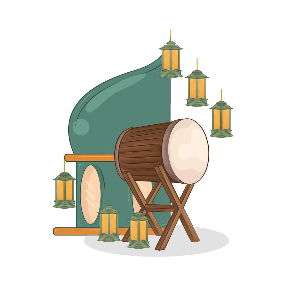 Illustration of bedug vector