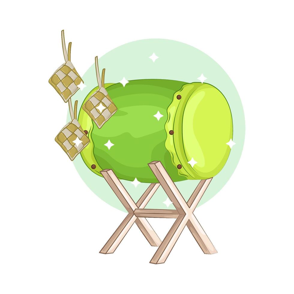 Illustration of bedug vector