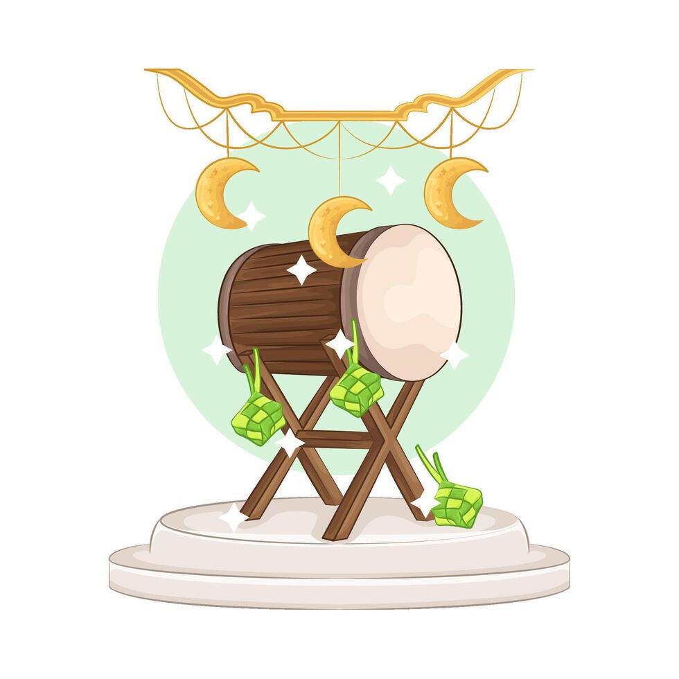 Illustration of bedug vector