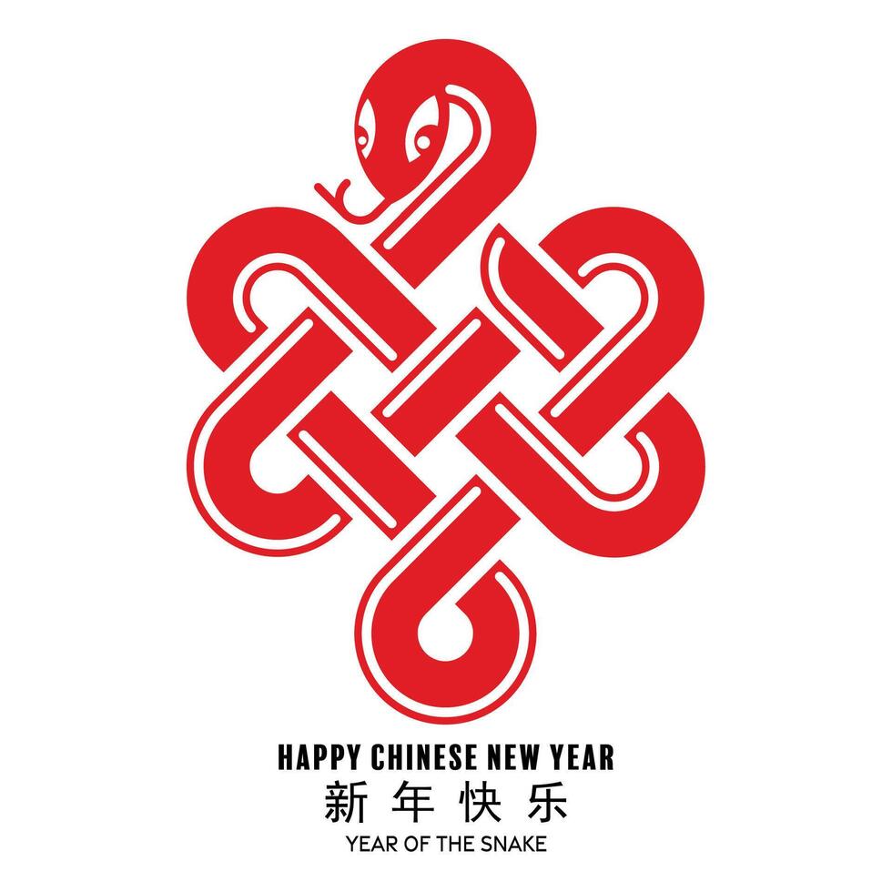 Happy chinese new year 2025 year of the snake with flower lantern asian elements red and gold traditional paper cut style on color background. vector