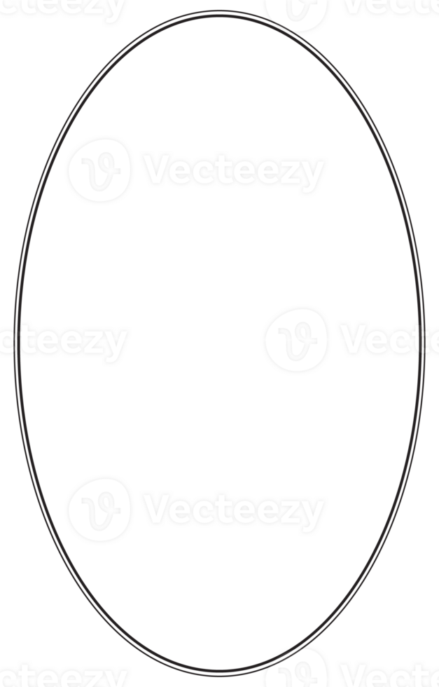 Oval rahmen, runden Form, Jahrgang Linien, Grafik Elemente png