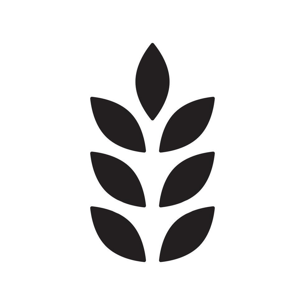 wheat gluten icon isolated on white background vector
