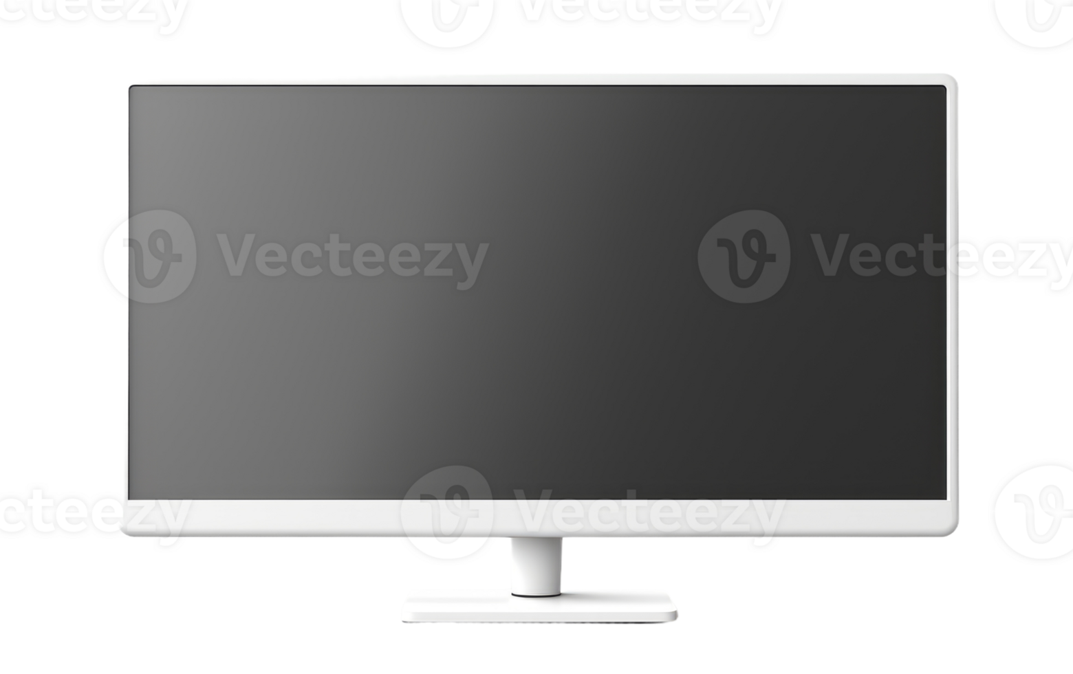 Plastic Monitor on Transparent Background png