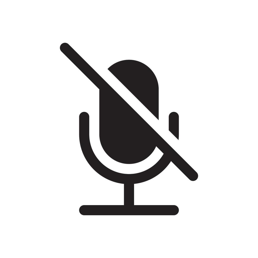 mute audio icon app flat vector